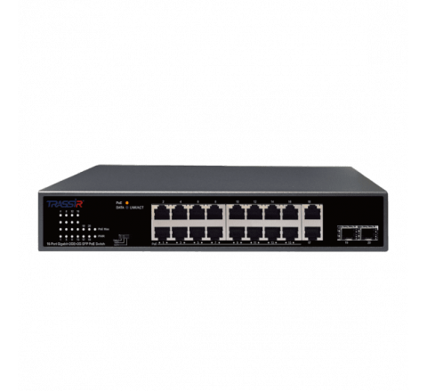 TRASSIR TR-NS14202S-185-16POE